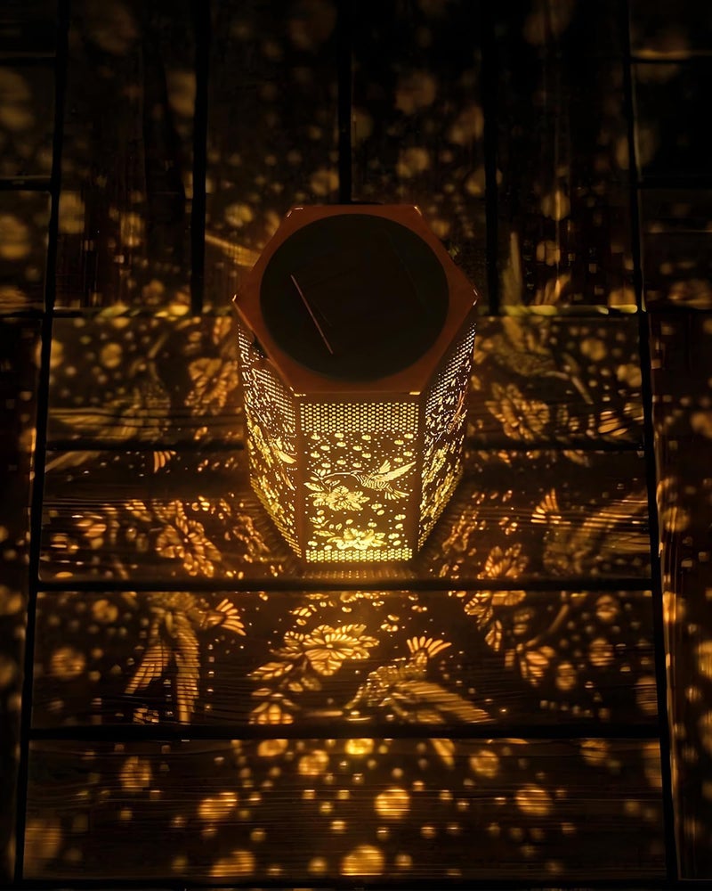 Opjoy Hummingbird Solar Lantern Outdoor Waterproof - Birthday Gifts for Women Mom Grandma, Mothers Day Gifts, Solar Lights Outdoor Garden Decor for Outside - Image 4